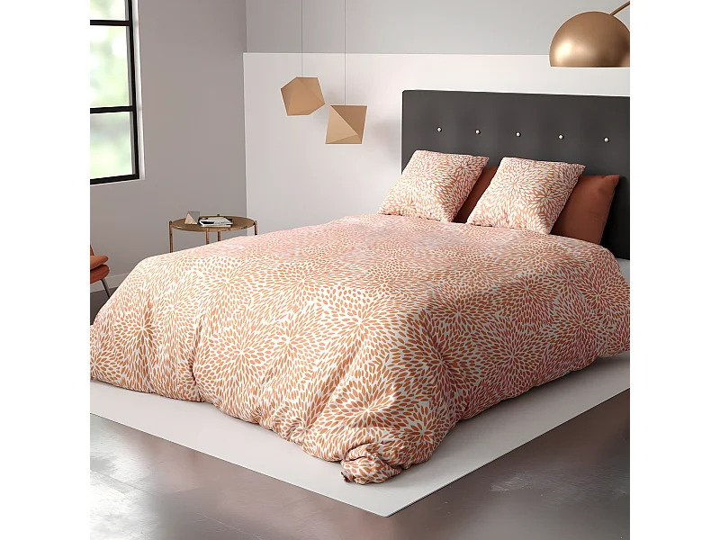 Housse de couette 240x260 cm + 2 taies d'oreiller 63x63 cm 100% Polyester 60 gsm Lantana