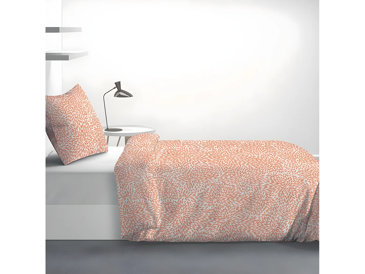 Housse de couette 240x260 cm + 2 taies d'oreiller 63x63 cm 100% Polyester 60 gsm Lantana