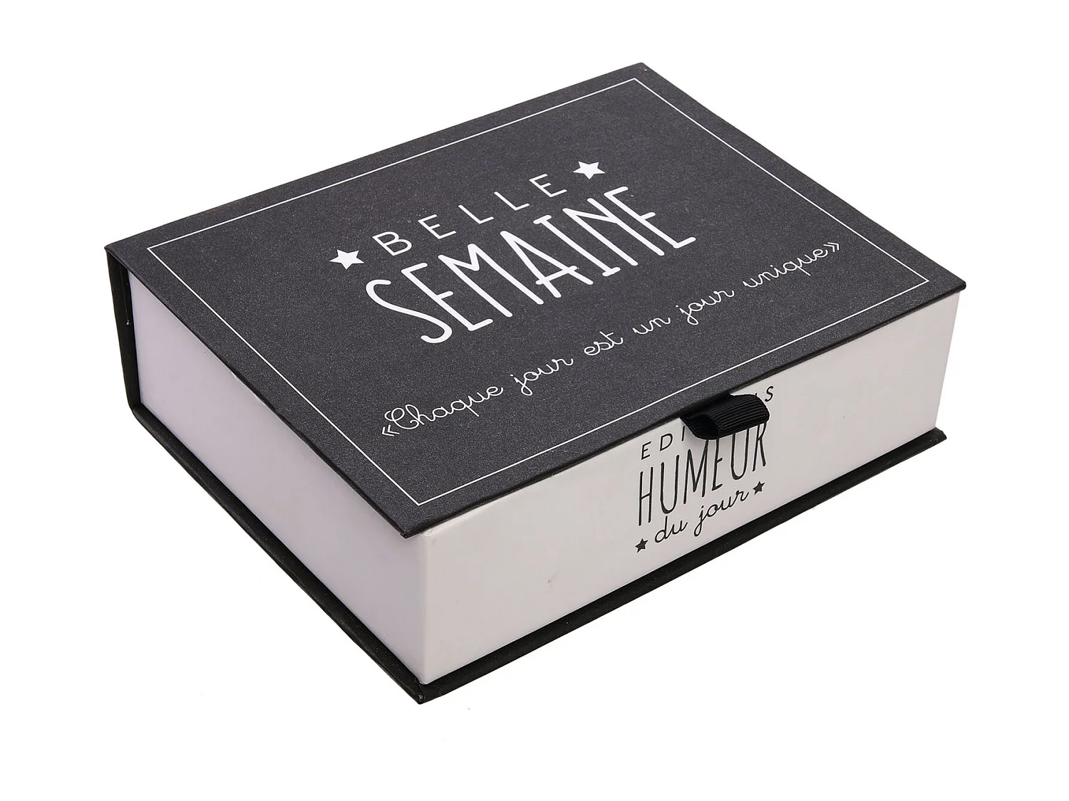 Bougie Parfumee X6 Coffret Humeur H5cm Noir, Blanc