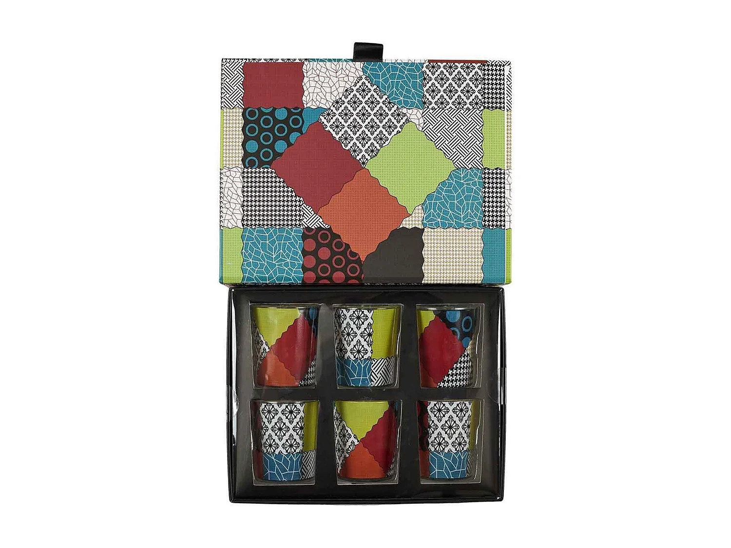 Set di 6 candele profumate Patchwork