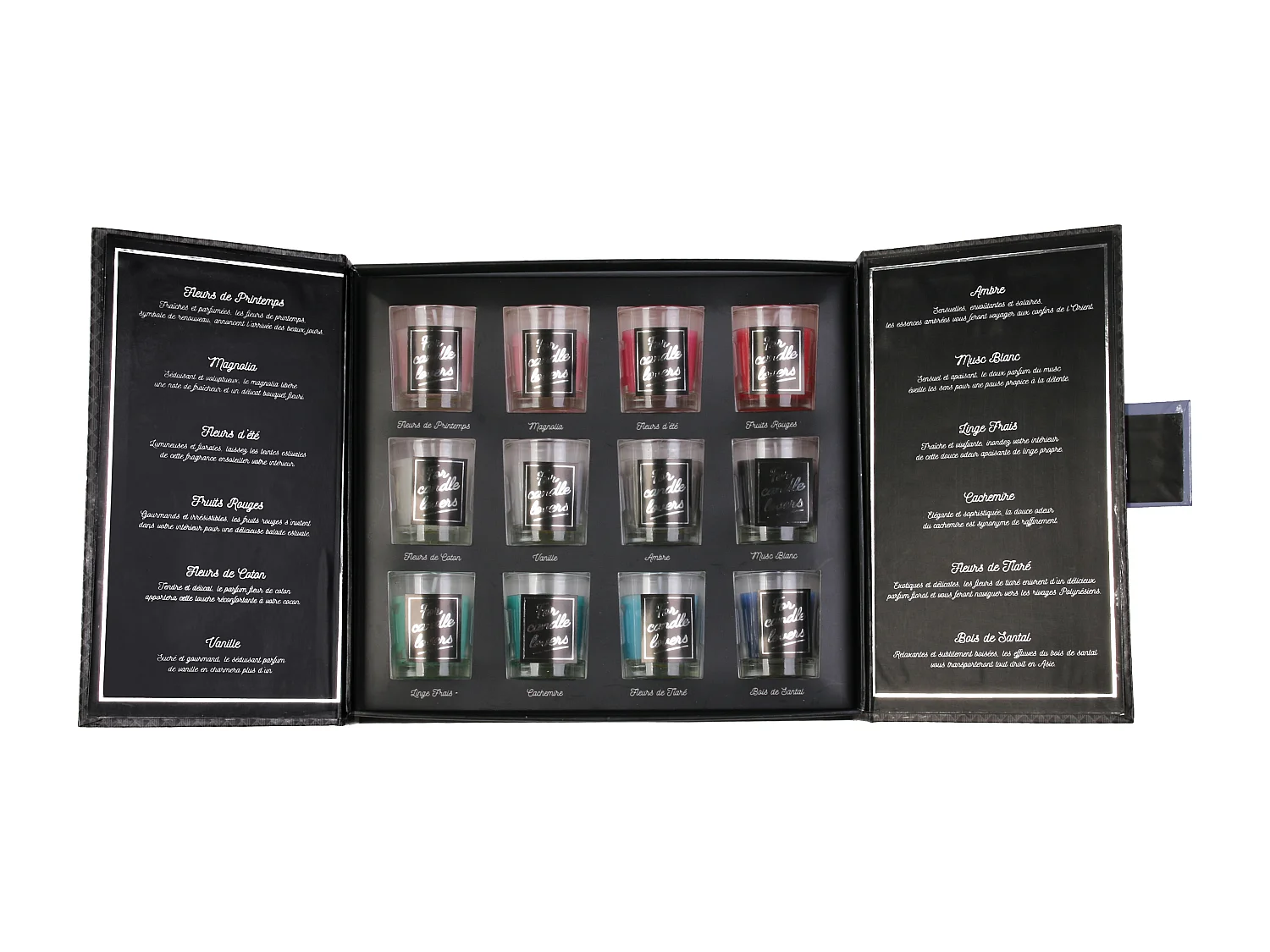 Bougie Parfumee X12 Coffret H5.5cm
