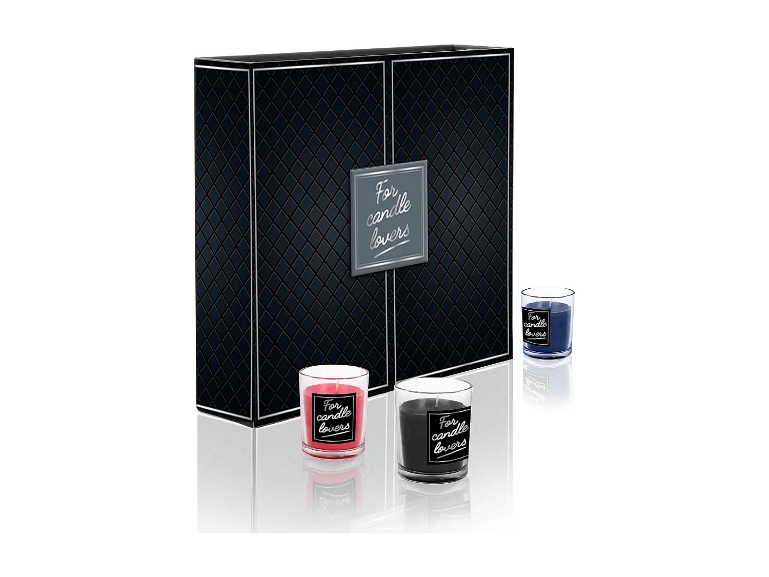 Bougie Parfumee X12 Coffret H5.5cm