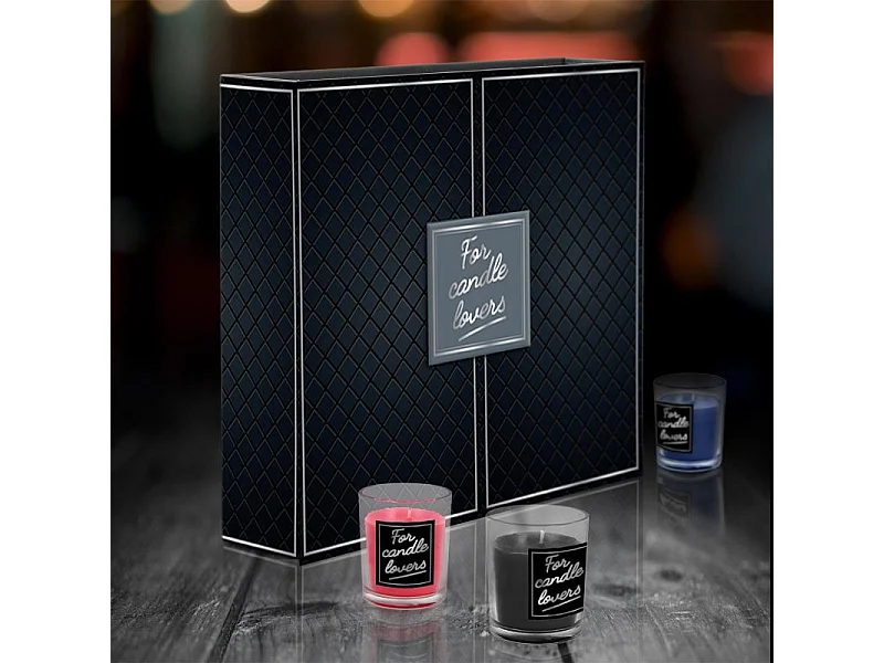Bougie Parfumee X12 Coffret H5.5cm