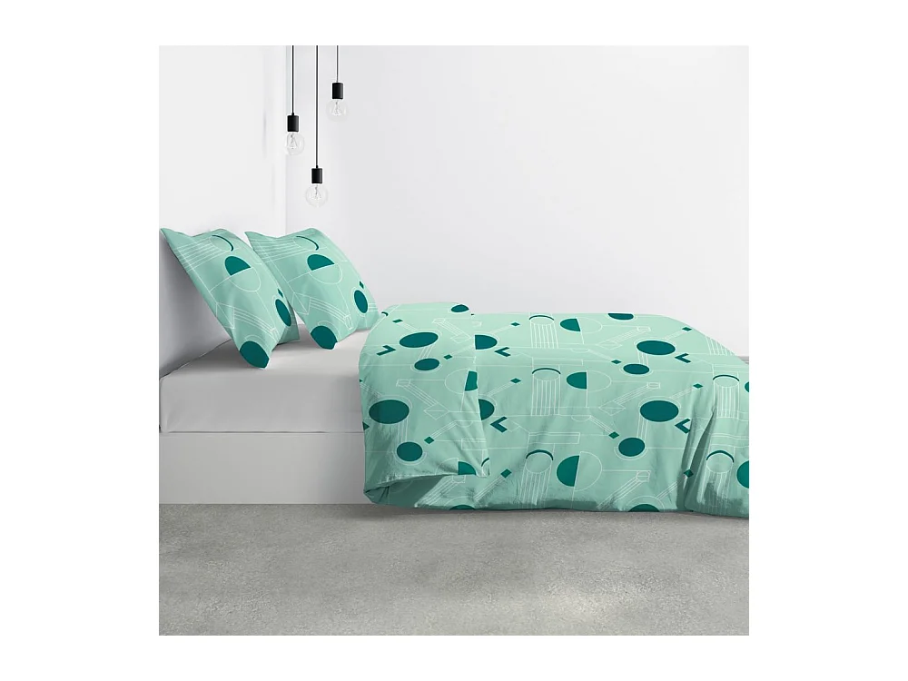 Housse de couette 200x200 cm + 2 taies d'oreiller 100% Polyester 60 gsm Hawak