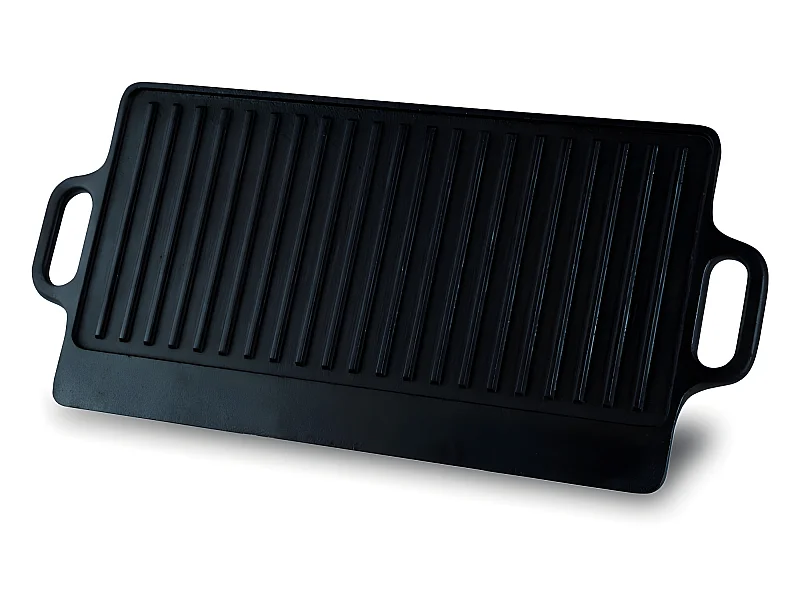 Plancha fonte 42 x 23 cm - réversible