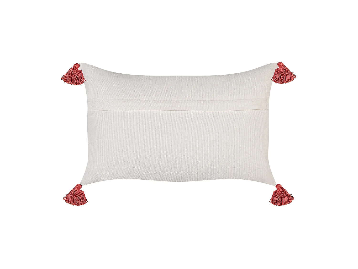 Set van 2 decoratieve kussens ANTHEMIS Katoen 30 x 50 cm Rood Oosters patroon