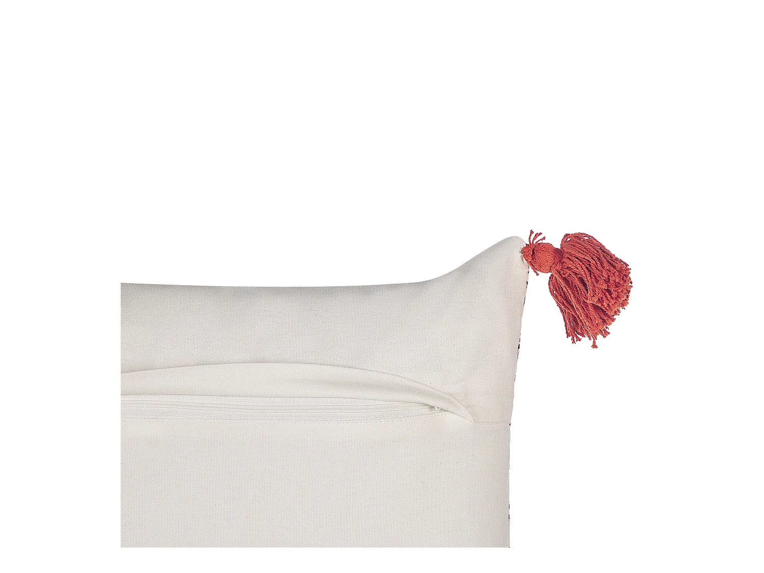 Conjunto de 2 almofadas decorativas ANTHEMIS Algodão 30 x 50 cm Vermelho Padrão oriental