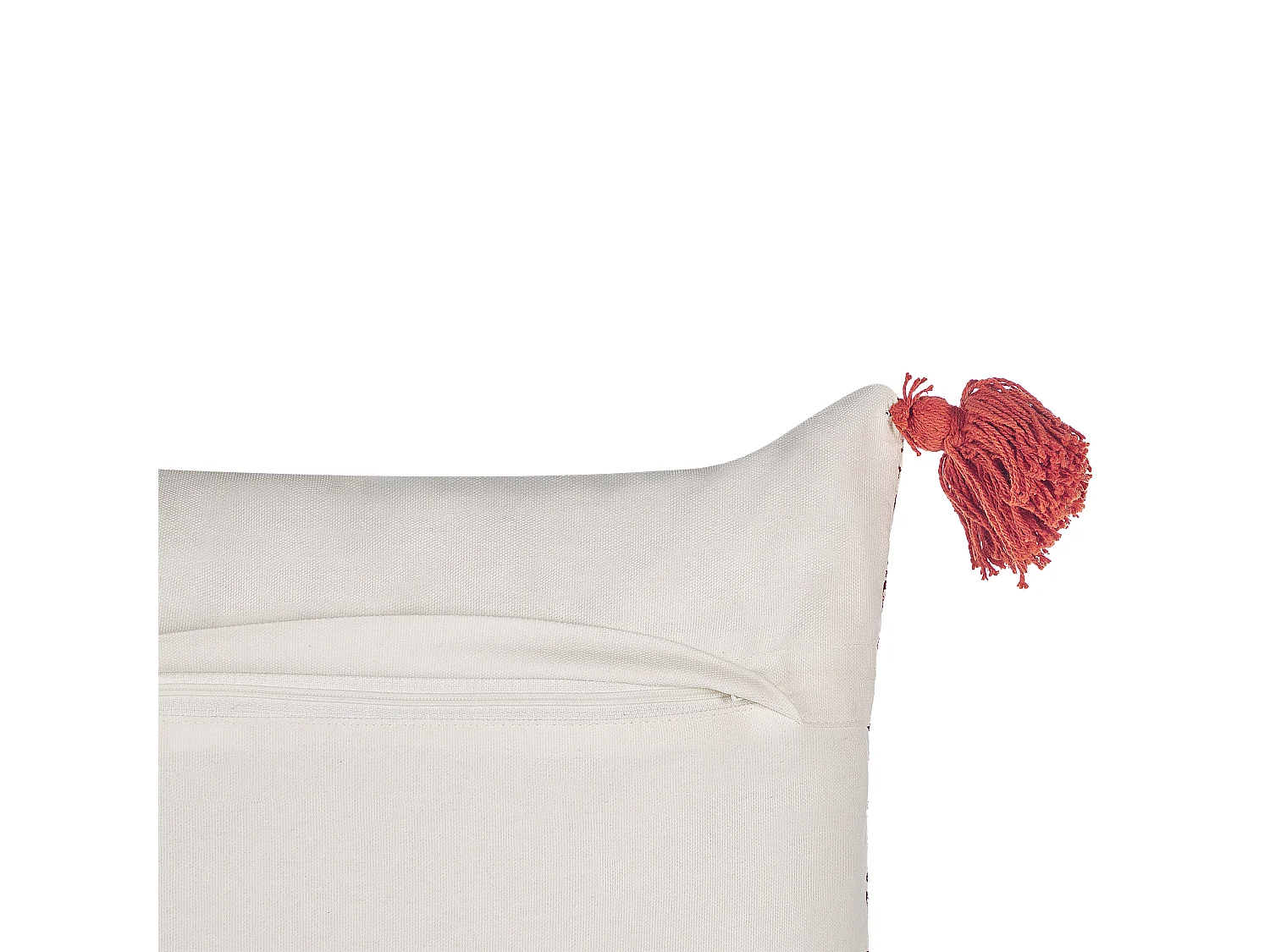 Conjunto de 2 cojines decorativos ANTHEMIS Algodón 30 x 50 cm Rojo Patrón oriental