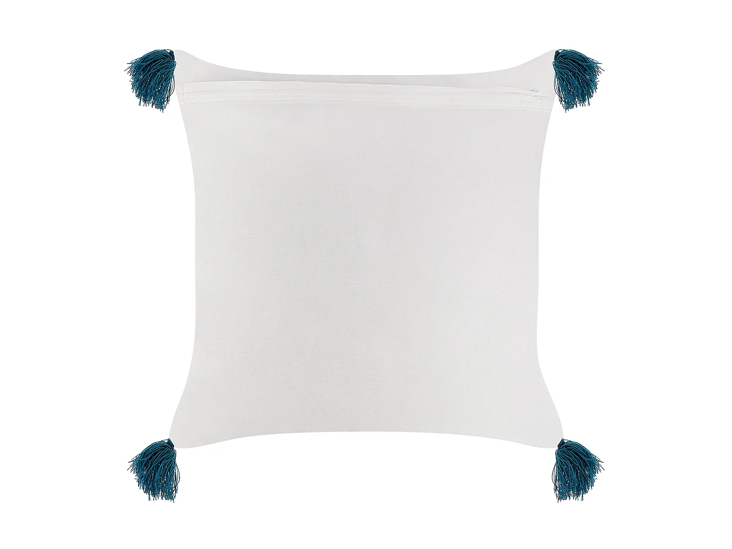 Coussin TILIA Coton 45 x 45 cm Bleu Motif géométrique