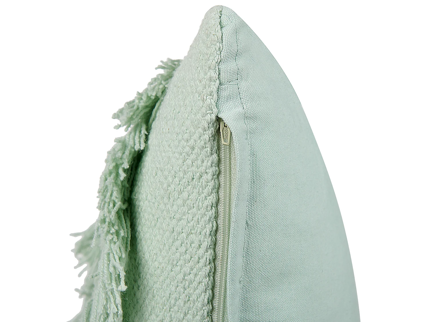 Set van 2 decoratieve kussens BACOPA Katoen 45 x 45 cm Groen Chevron patroon