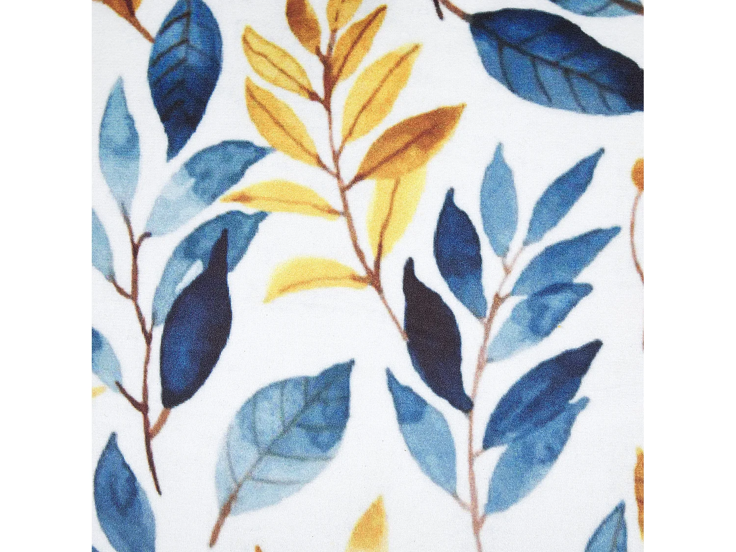 Conjunto de 2 almofadas decorativas CATTLEYA Veludo 45 x 45 cm Multicolor Padrão de plantas