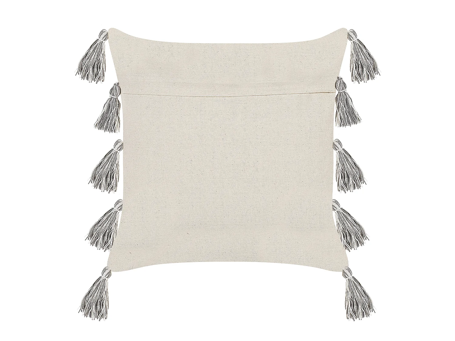 Sierkussen HELICONIA Katoen 45 x 45 cm Beige Gestreept