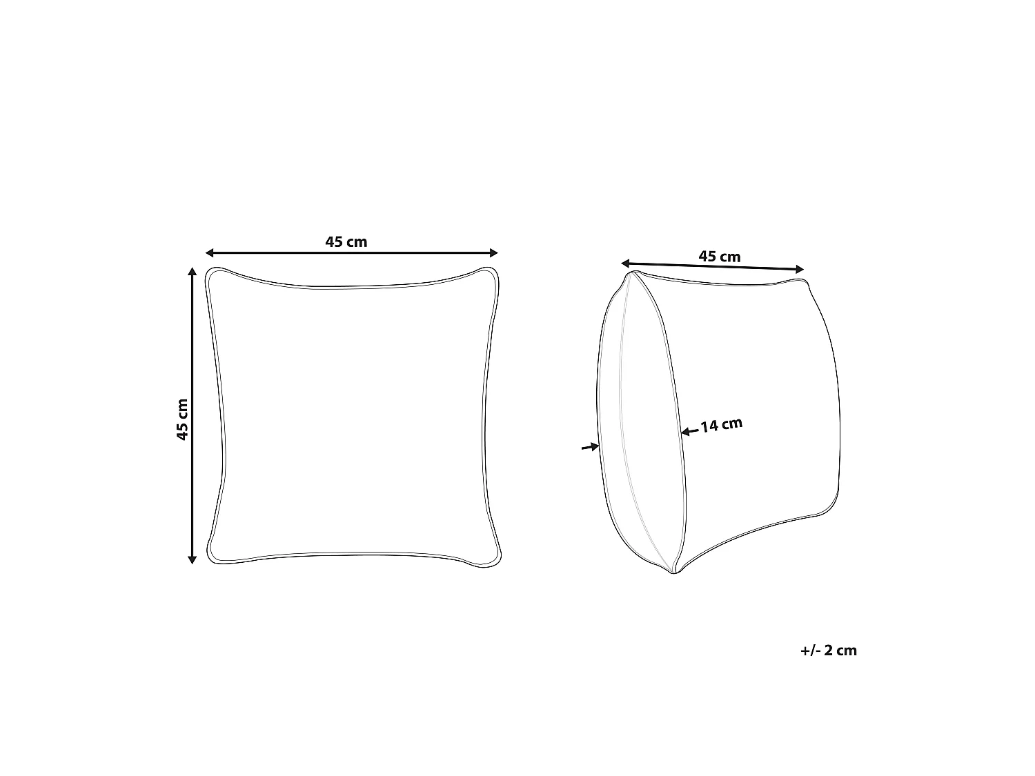 Poduszka dekoracyjna bawełniana tuftowana 45 x 45 cm fioletowa RHOEO