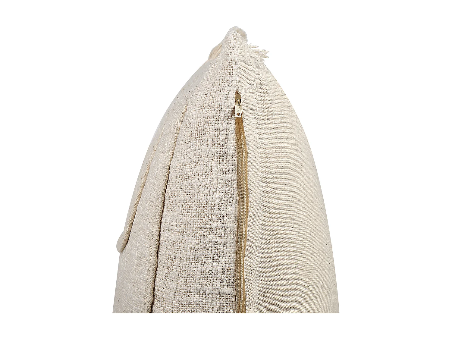 Sierkussen abstract patroon beige 45 x 45 cm PLEIONE