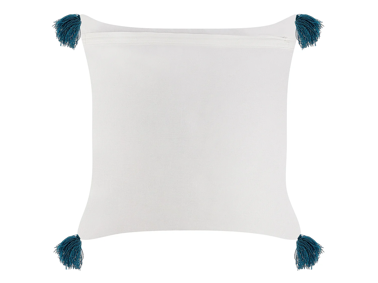 Set van 2 decoratieve kussens TILIA Katoen 45 x 45 cm Blauw Geometrisch patroon