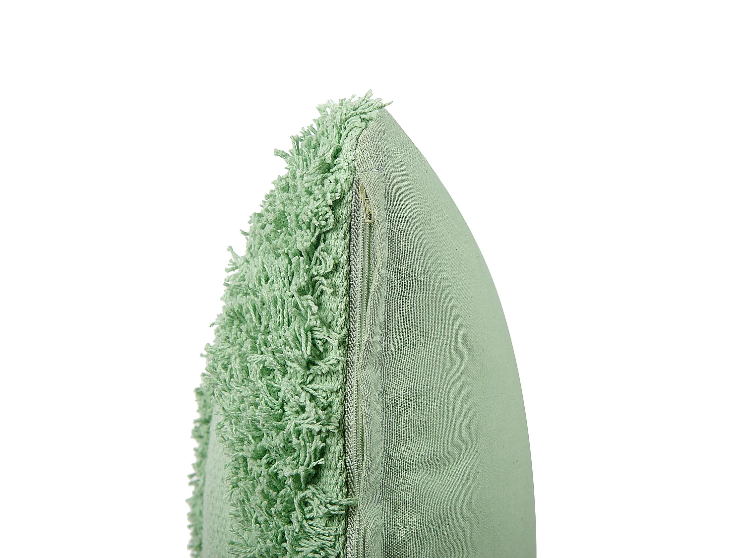 Cuscino cotone verde chiaro 45 x 45 cm RHOEO