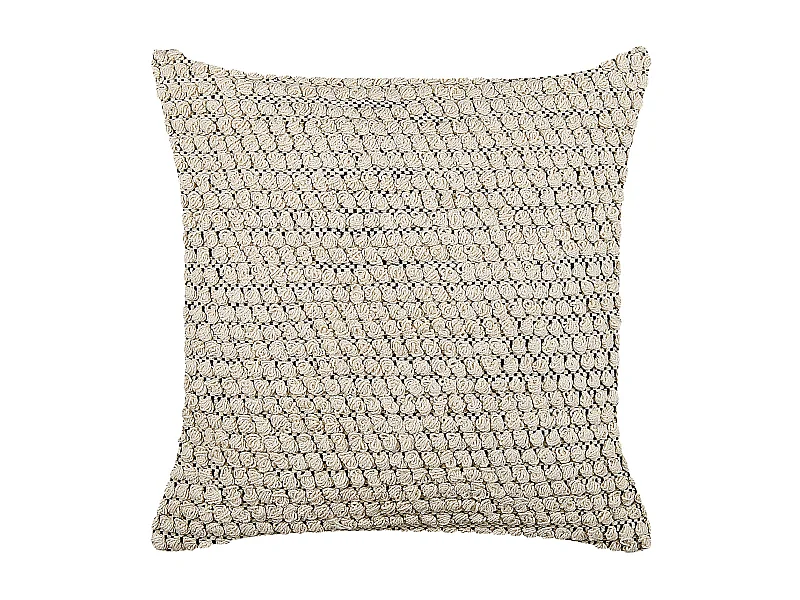 Sierkussen HOWEA Katoen 45 x 45 cm Beige Geometrisch patroon