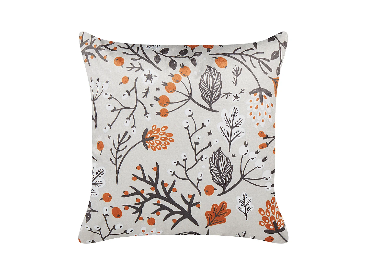 Cuscino decorativo MONTBRETIA Velluto 45 x 45 cm Multicolore Trama di piante