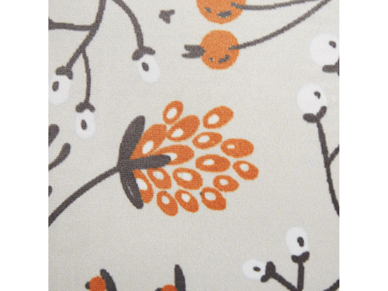 Cuscino decorativo MONTBRETIA Velluto 45 x 45 cm Multicolore Trama di piante