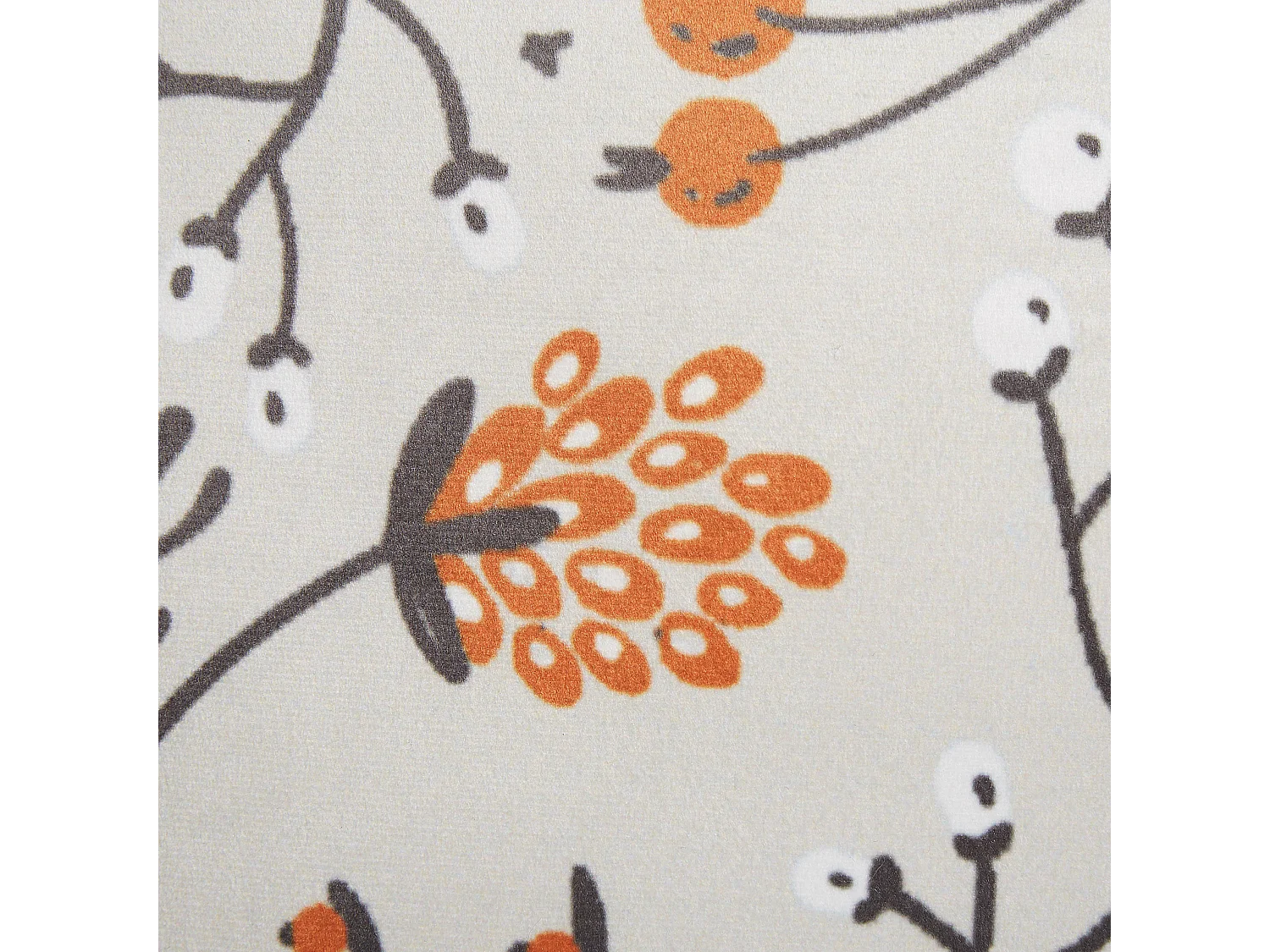 Dekokissen MONTBRETIA Samtstoff 45 x 45 cm Bunt Pflanzenmuster