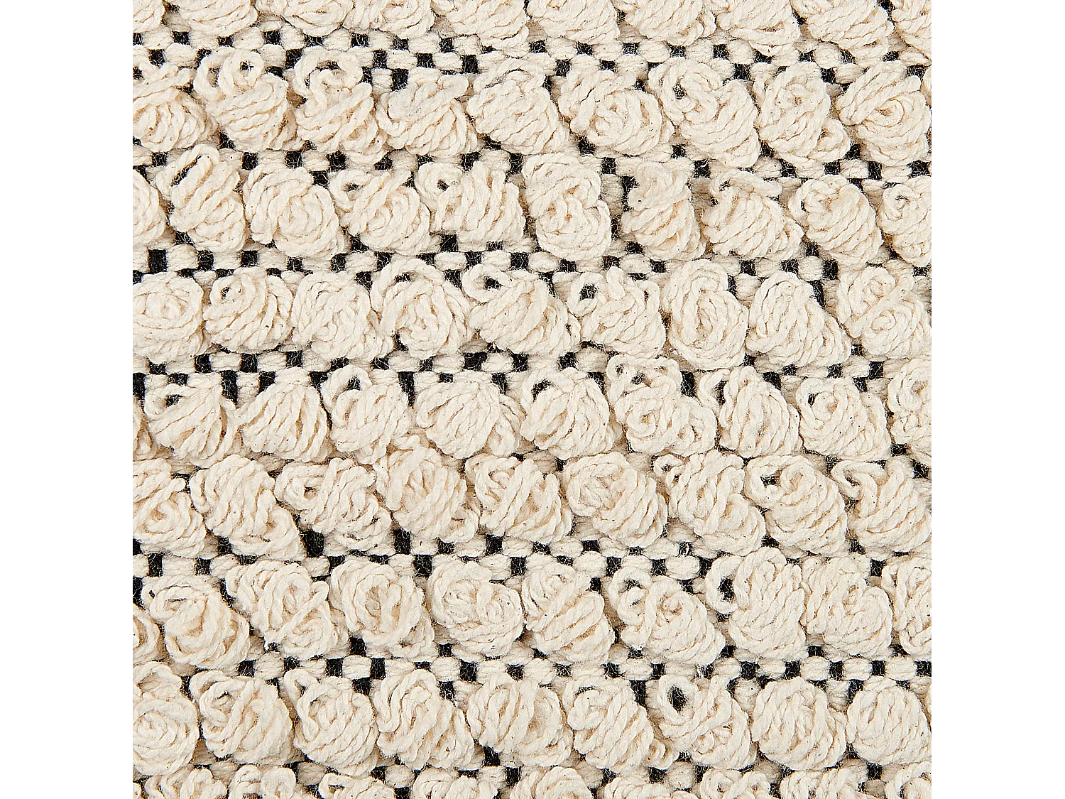 Lot de 2 coussins décoratifs HOWEA Coton 45 x 45 cm Beige Motif géométrique