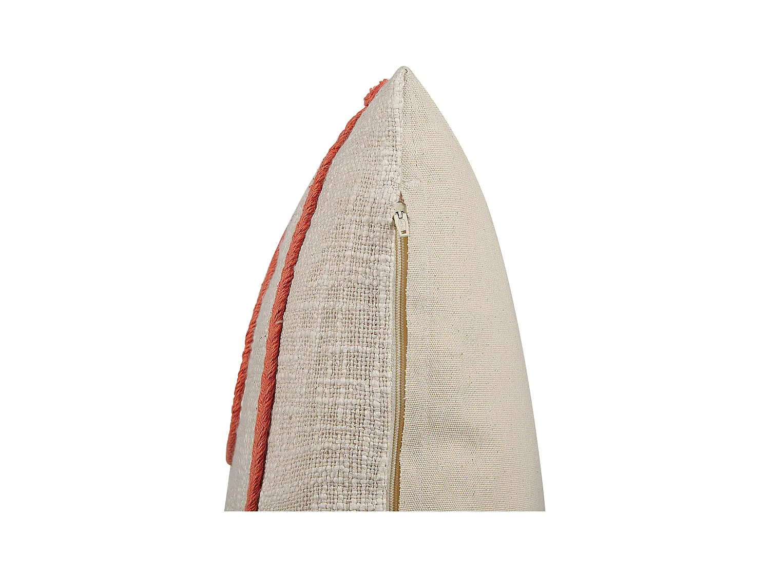 Coussin PLEIONE Coton 45 x 45 cm Abstrait Corail