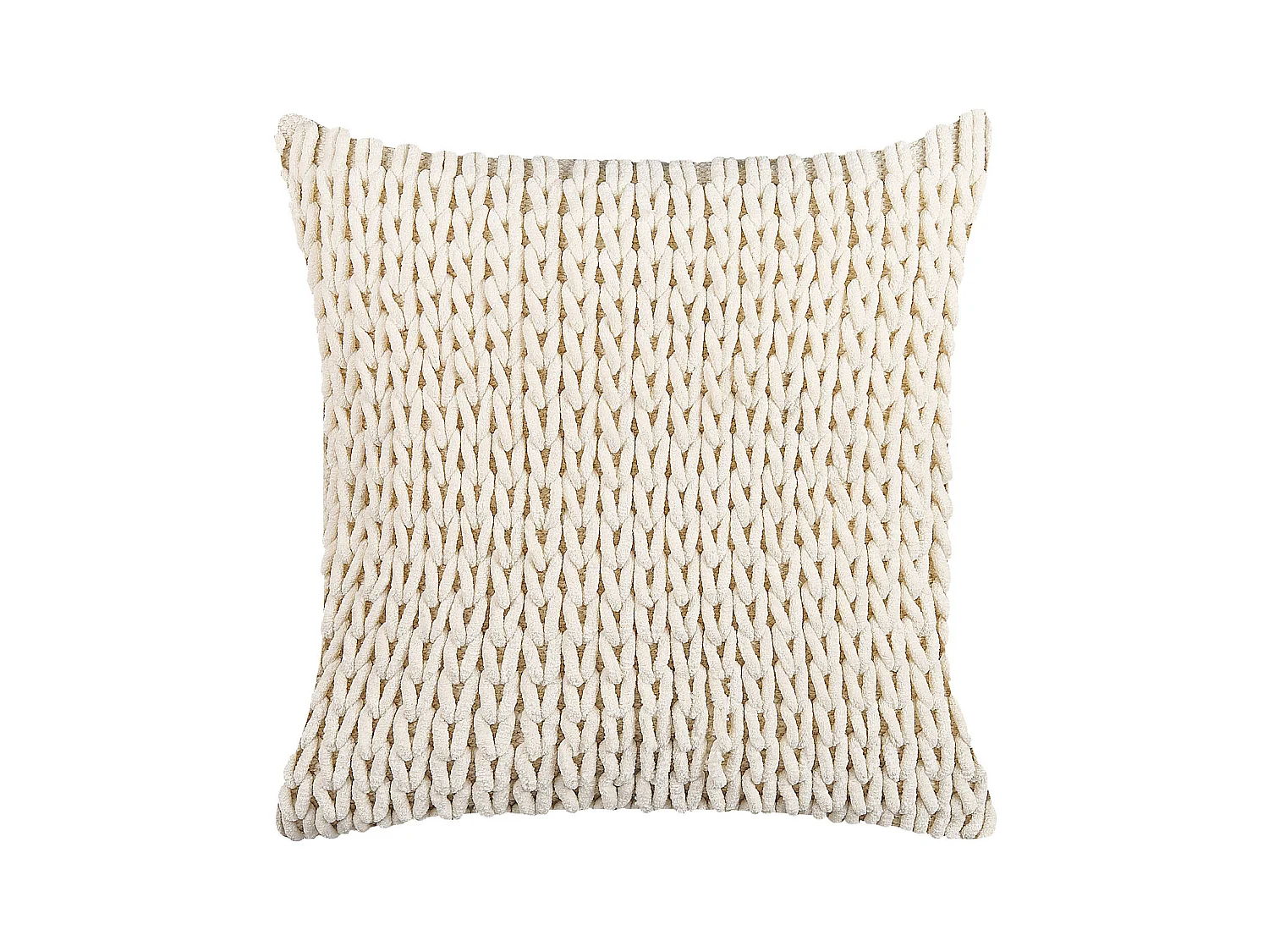 Coussin OXALIS 45 x 45 cm Beige Unicolore