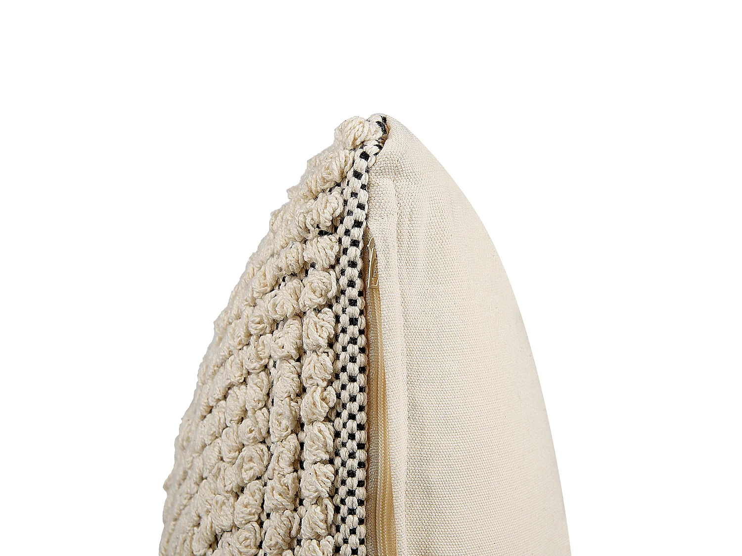 Cuscino decorativo IRESINE Cotone 45 x 45 cm Beige Trama geometrica