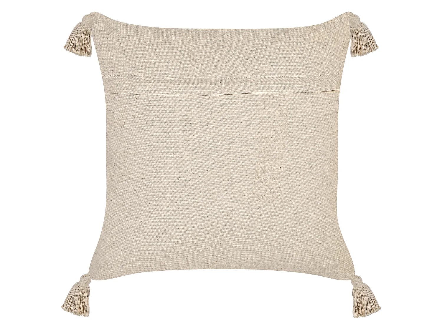 Coussin ARALIA Coton 45 x 45 cm Beige Motif géométrique