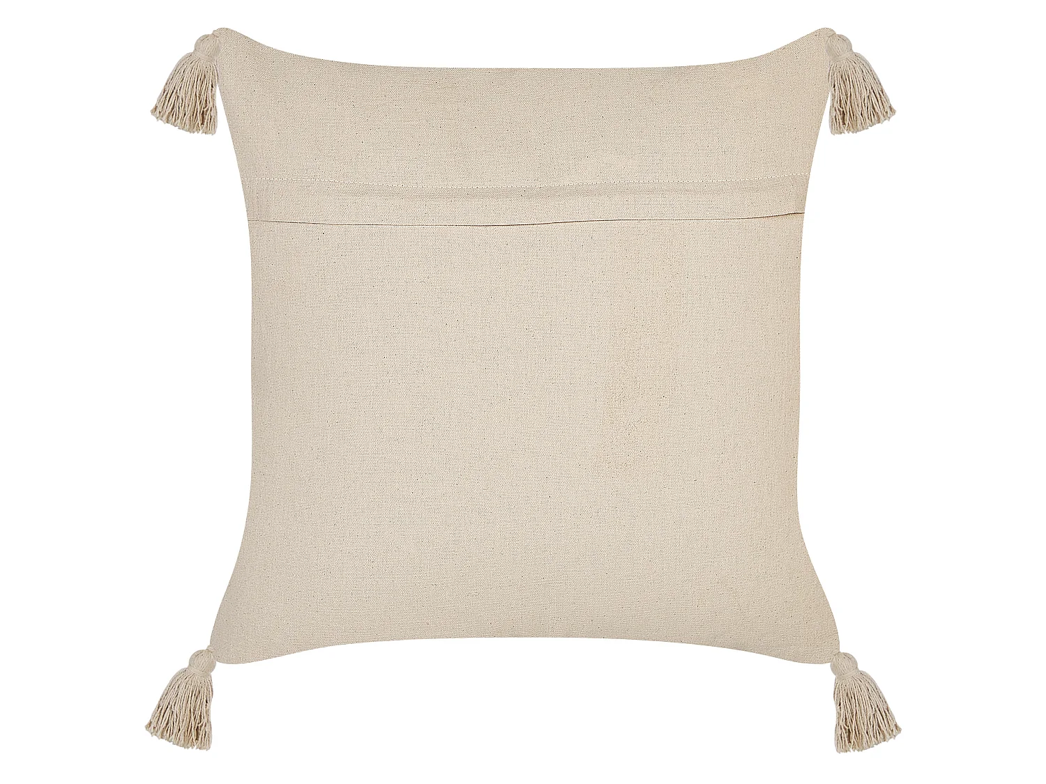 Cuscino decorativo ARALIA Cotone 45 x 45 cm Beige Trama geometrica