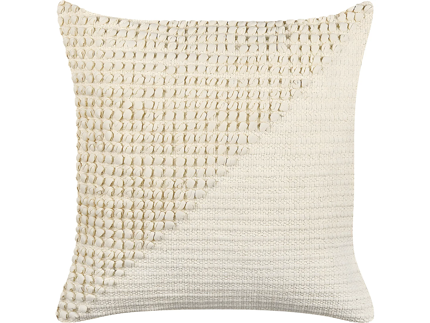 Coussin PELLAEA Coton 45 x 45 cm Beige clair Motif géométrique