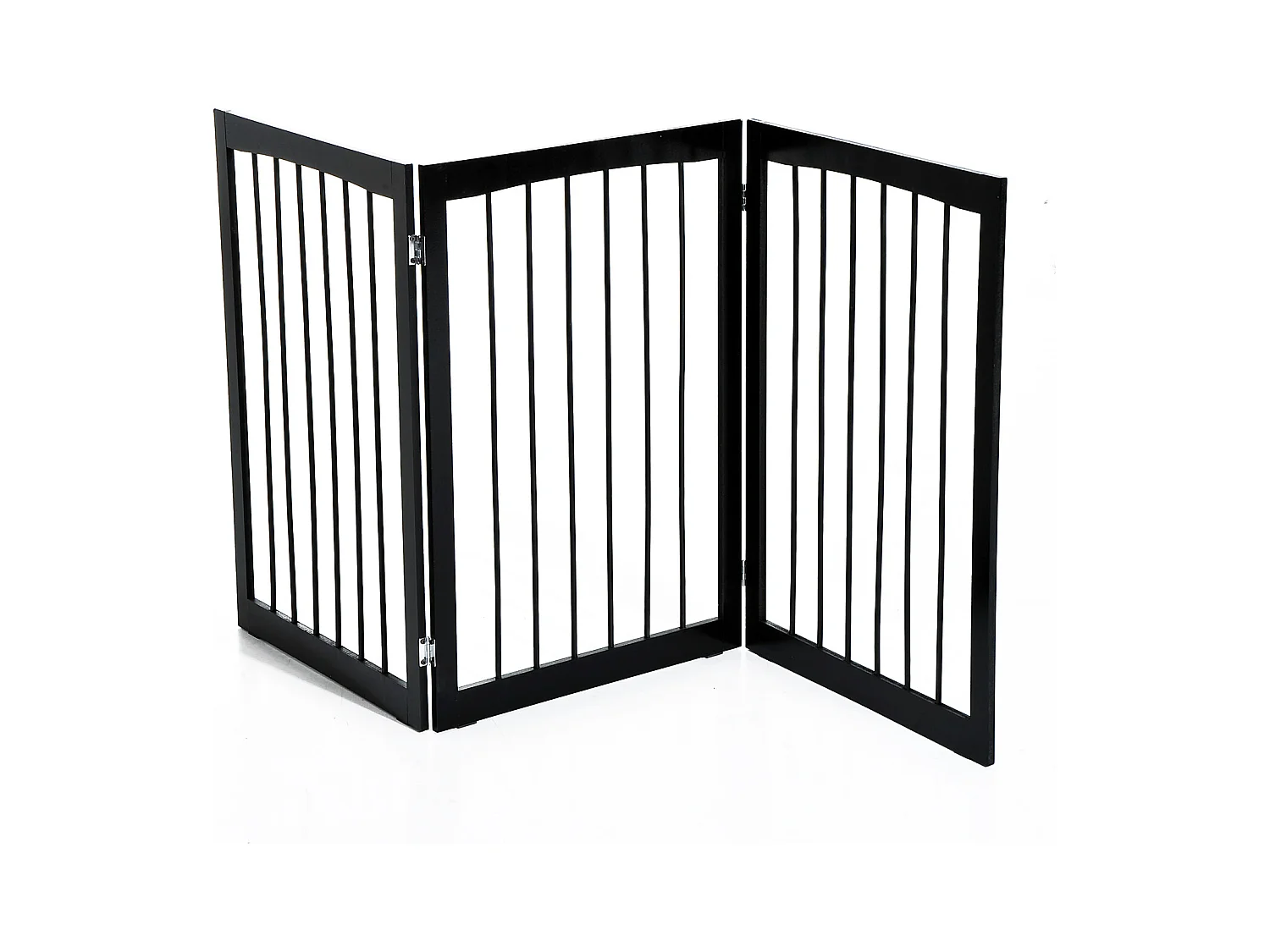 Barrière modulable pliable barrière de sécurité 160L x 76H cm MDF