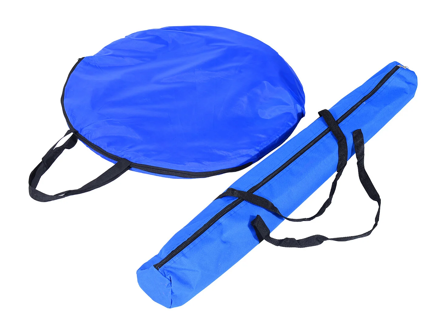 Agility sport pour chiens équipement complet obstacles, tunnel, slalom, zone repos + 2 sacs de transport bleu jaune