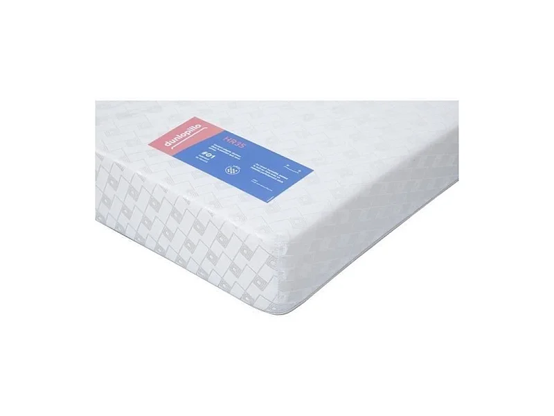 DUNLOPILLO Banquette BZ - Tissu Rouge + 2 coussins noir - L 140 x P 99 x H 98 cm - Made in France - ALICE