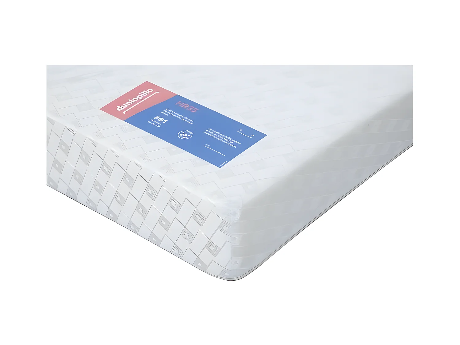 DUNLOPILLO Banquette BZ - Tissu Marine + 2 coussins noir - L 140 x P 99 x H 98 cm - Made in France - ALICE
