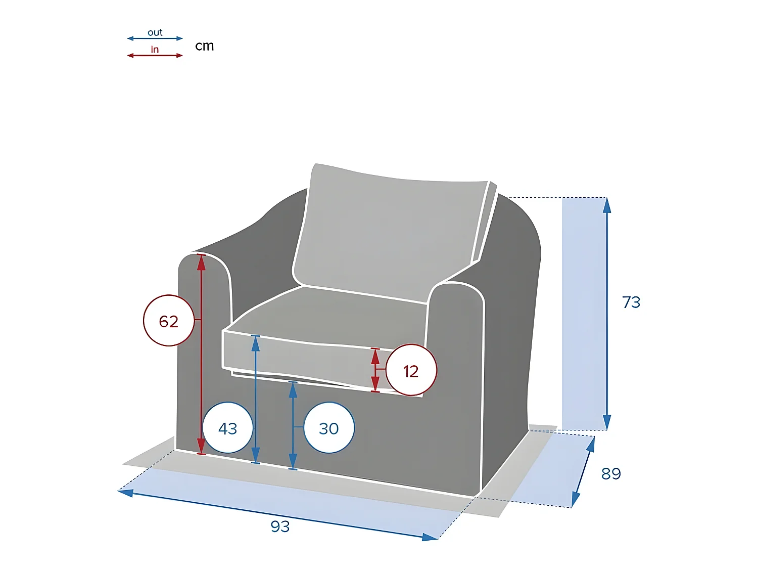 Fauteuil détente Moorea savana Hespéride