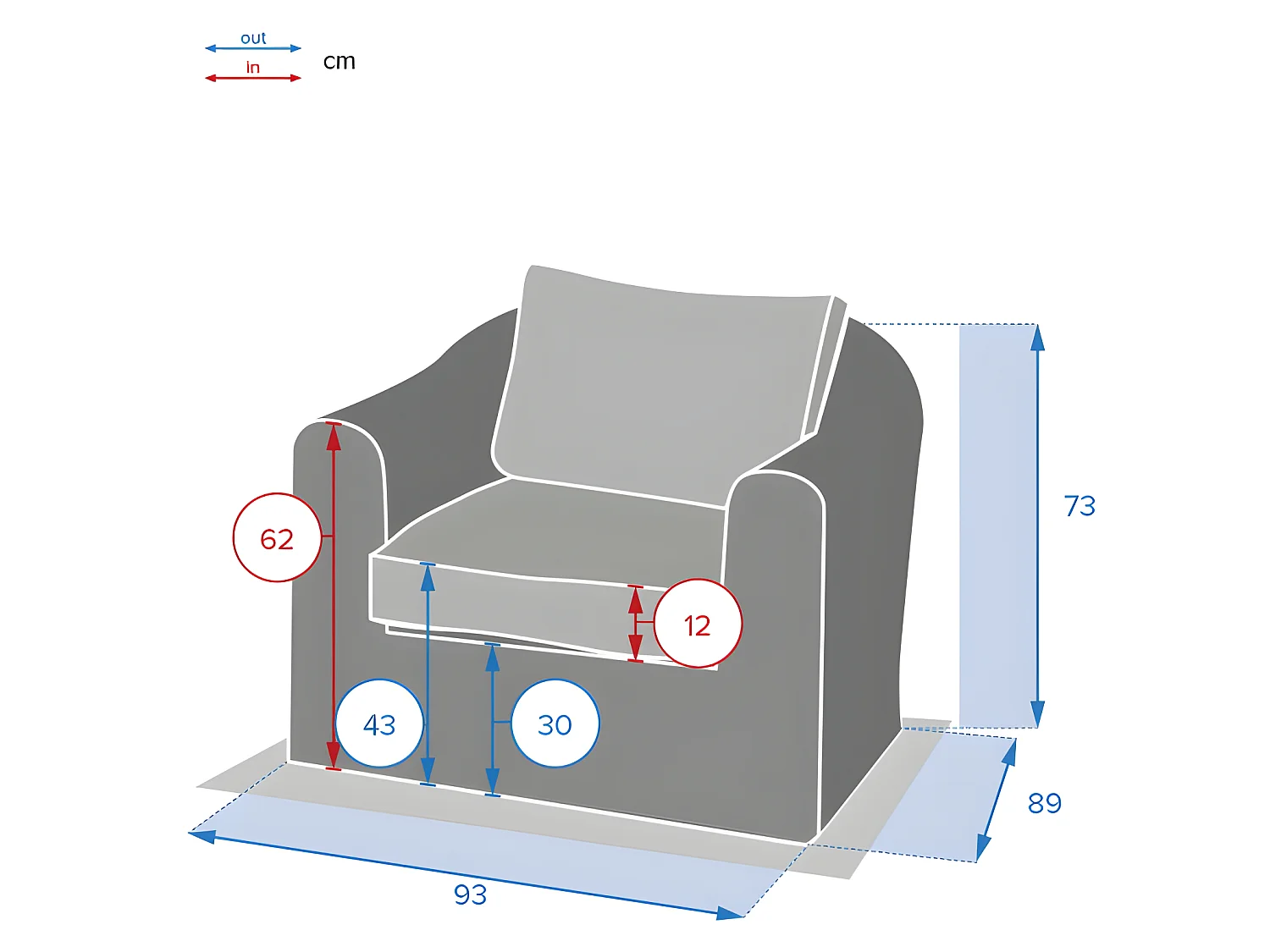 Fauteuil détente Moorea savana Hespéride