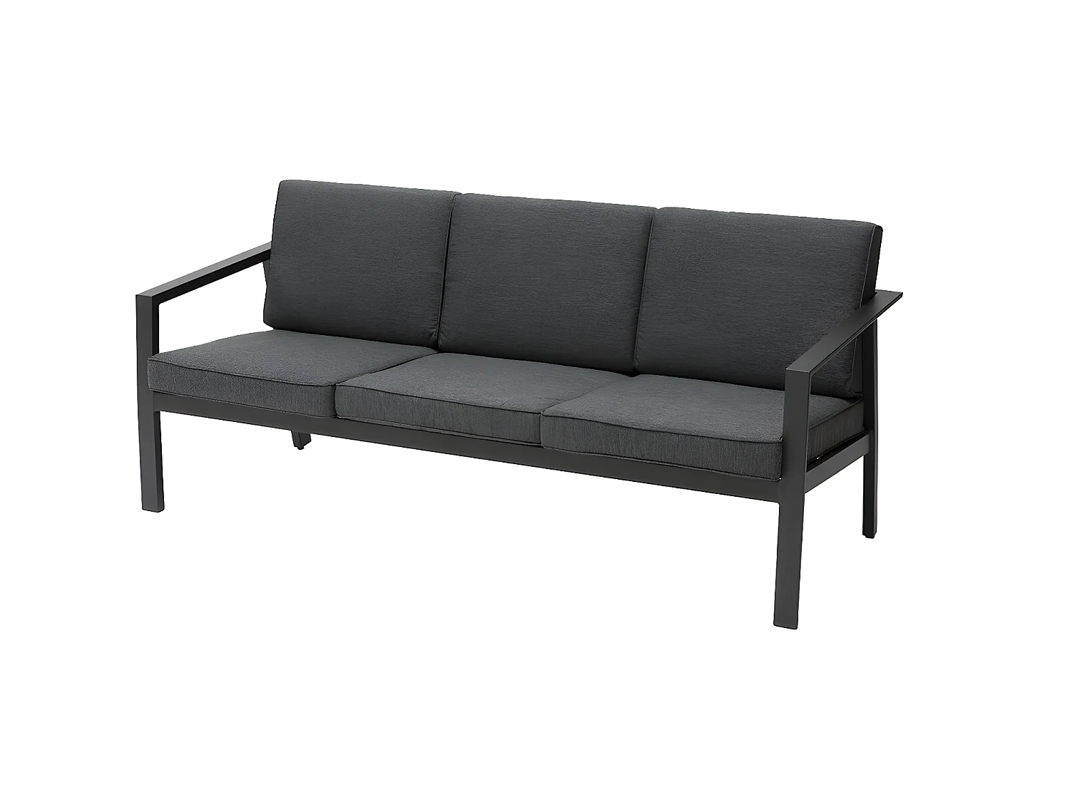 Salon de jardin 5 places Pavane graphite Hespéride - Graphite