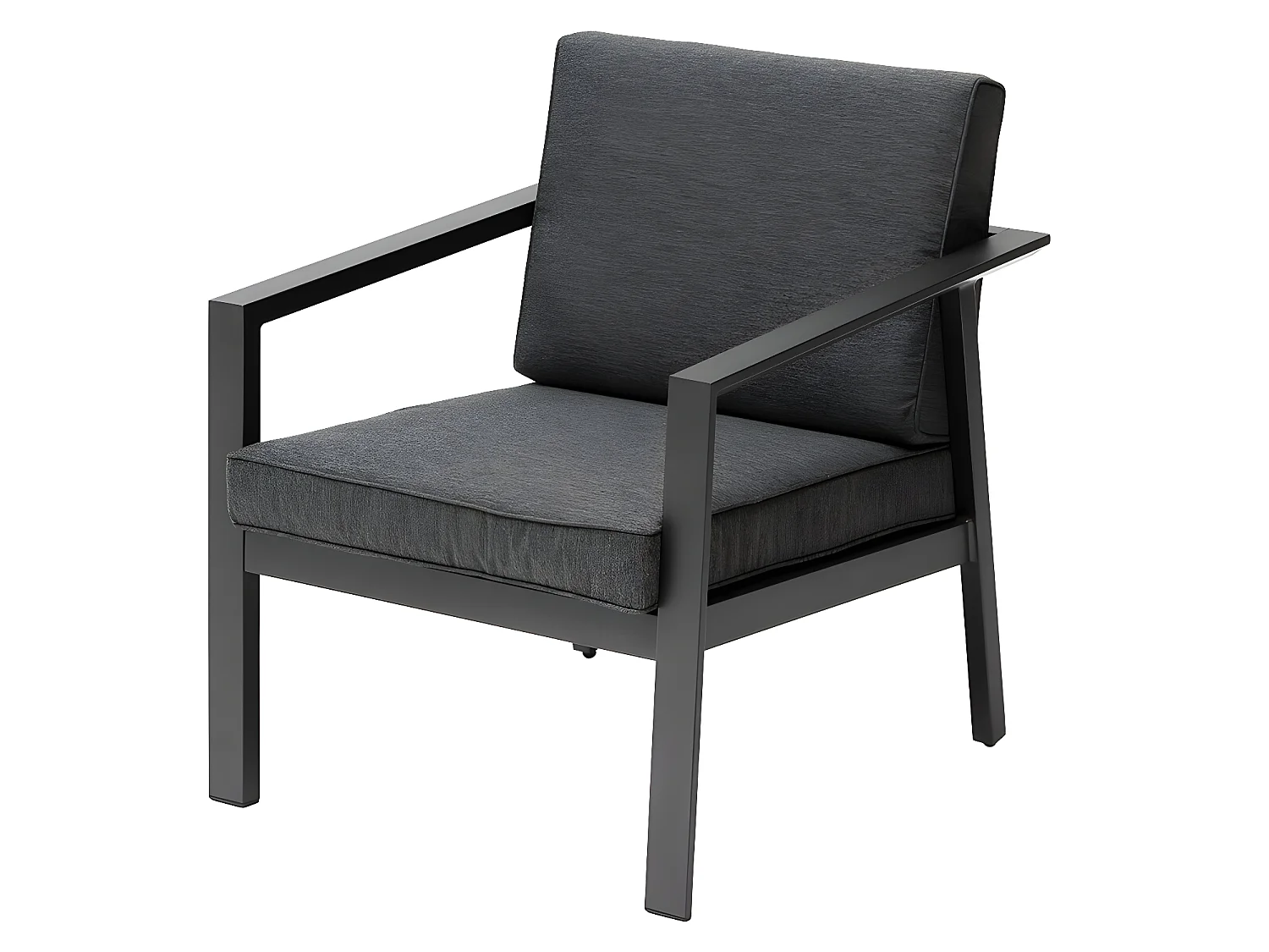 Salon de jardin 5 places Pavane graphite Hespéride - Graphite