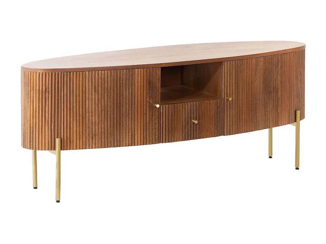 Meuble TV en bois de manguier Cécile