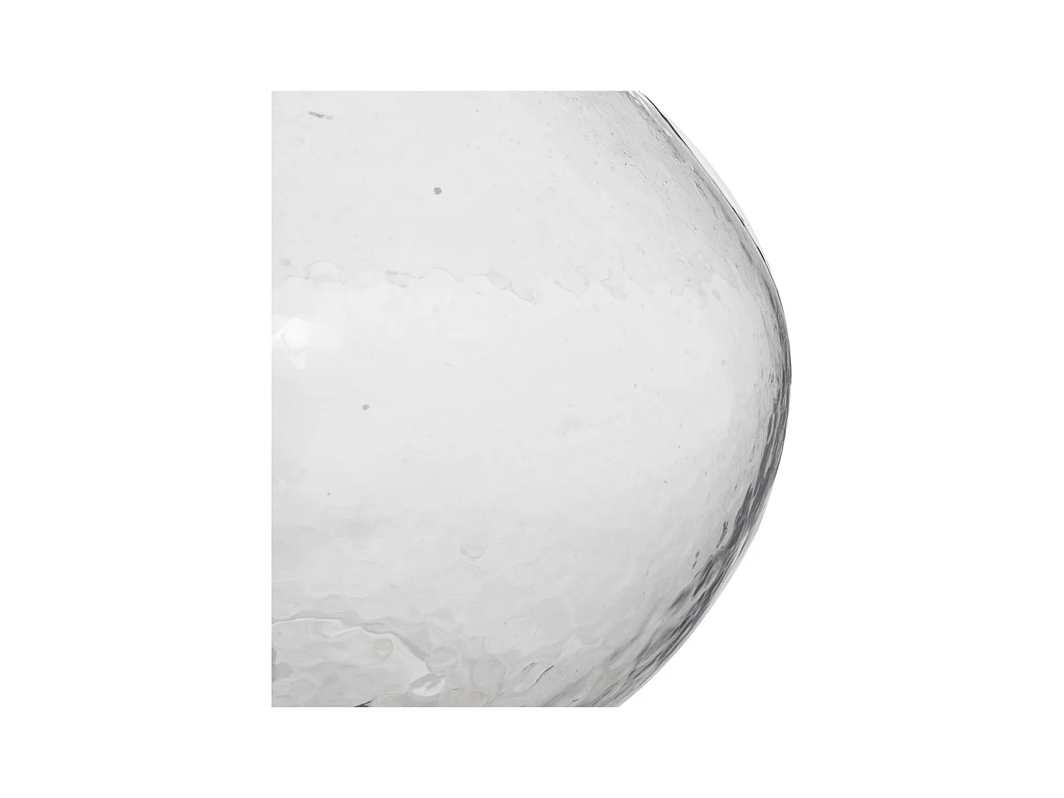 Lampe à poser en Métal et Verre transparent H 56 cm