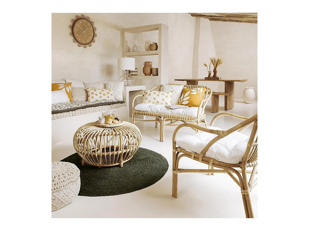 Lampe à poser en Métal et Verre transparent H 56 cm