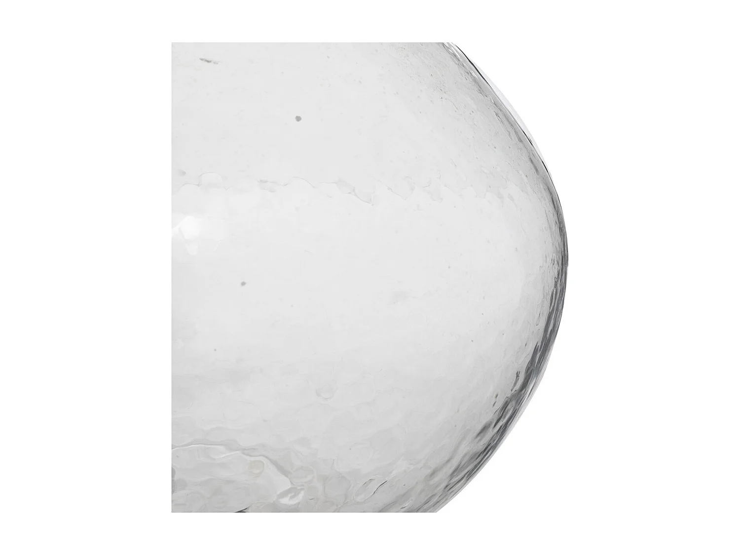 Lampe à poser en Métal et Verre transparent H 56 cm