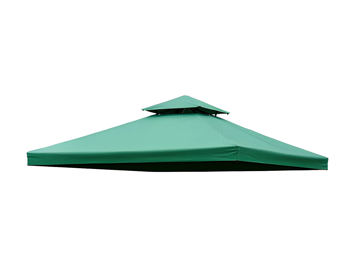 Toile de rechange pour pavillon tonnelle tente 3 x 3 m vert foncé