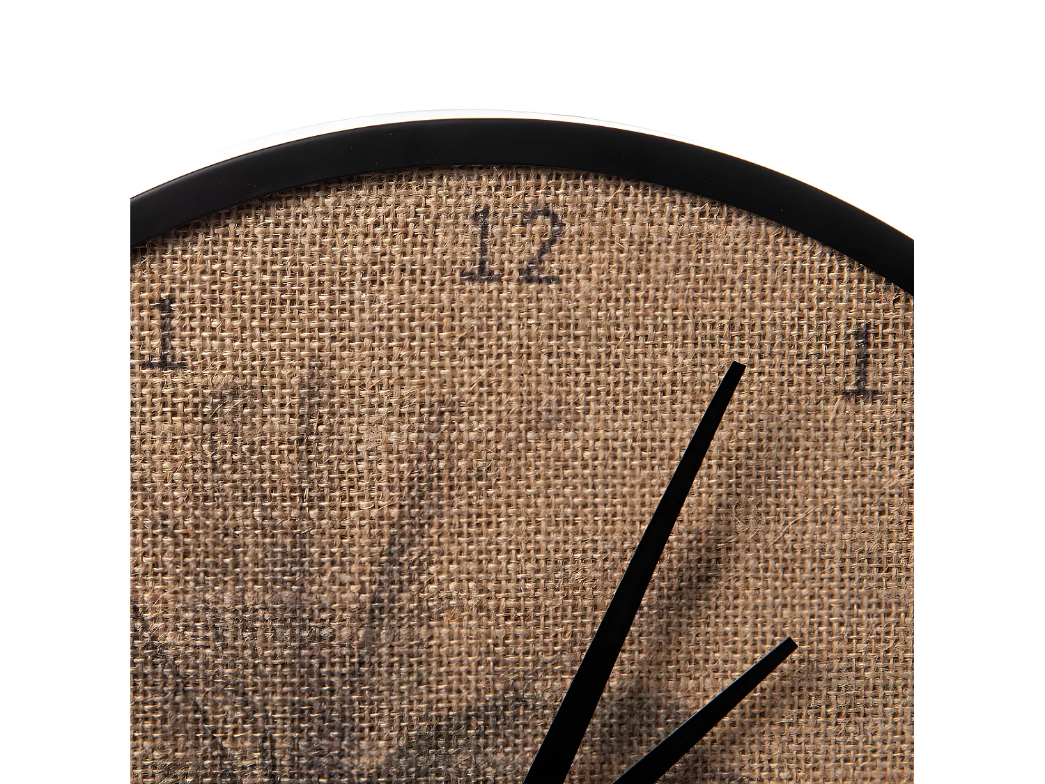 Horloge Cocotier en jute 35 cm