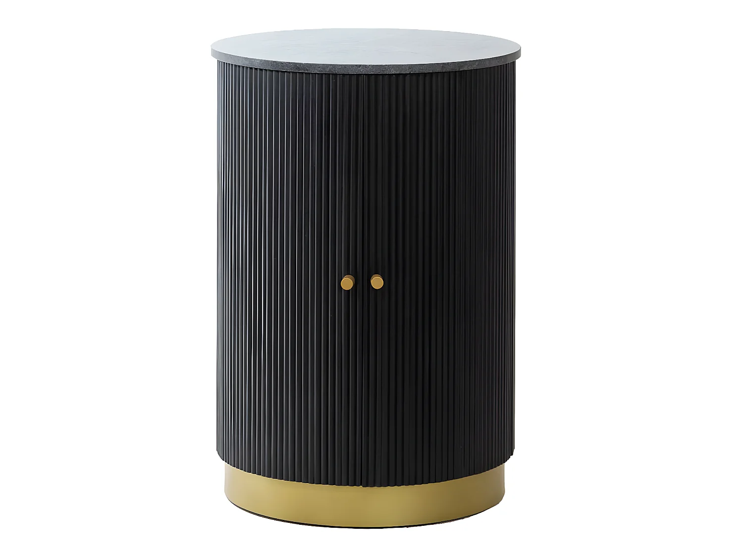 Buffet bar en bois de manguier et métal Isaac