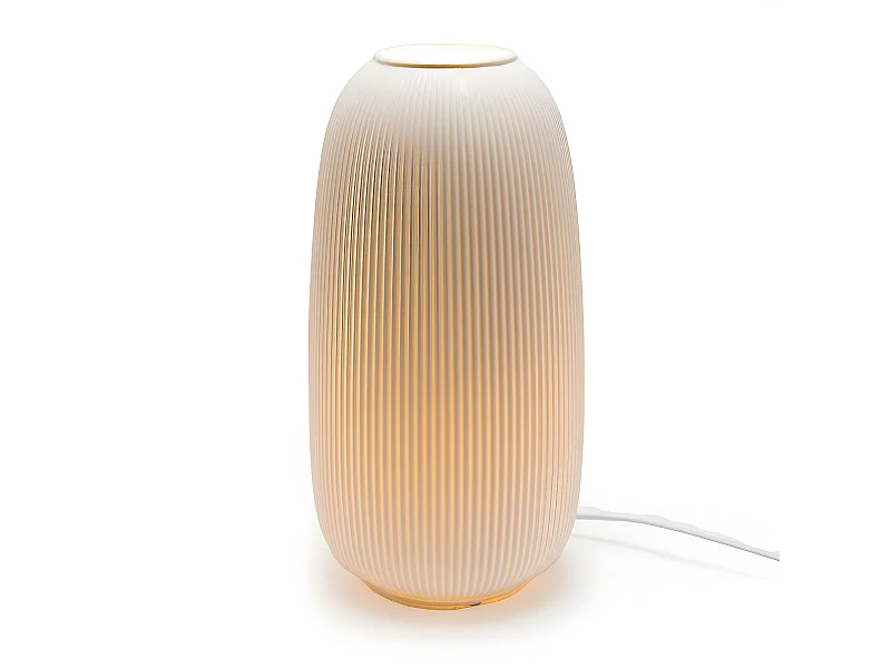 Lampe striée grand modèle