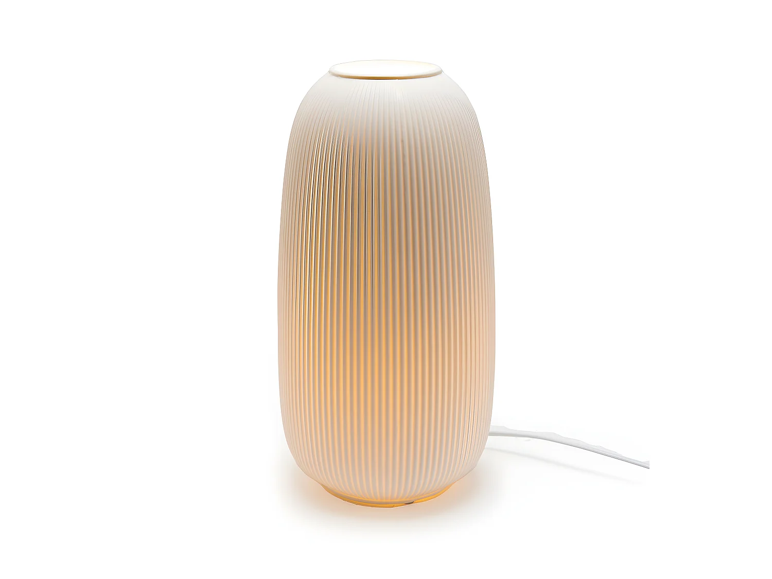 Lampe striée grand modèle