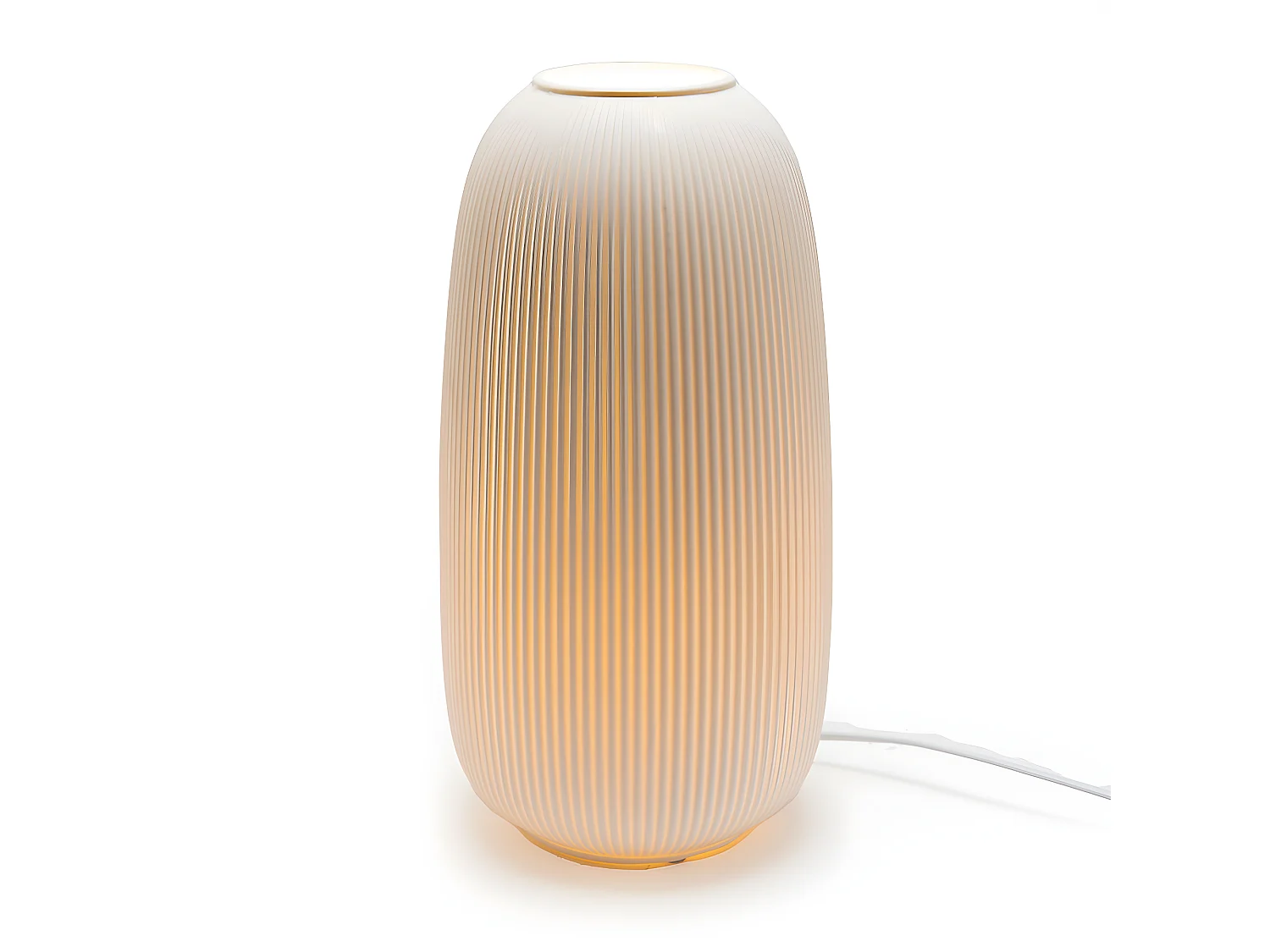 Lampe striée grand modèle