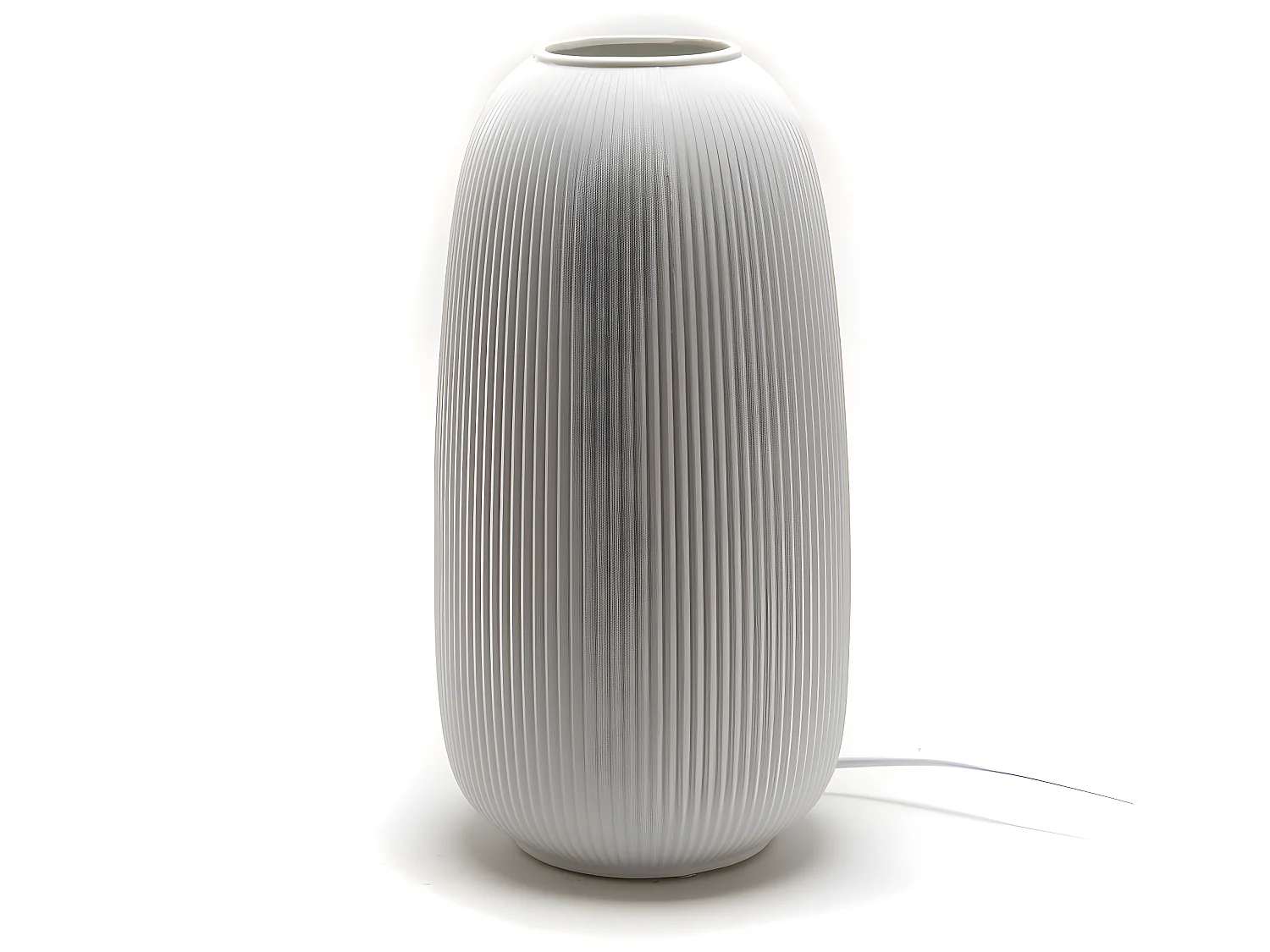 Lampe striée grand modèle